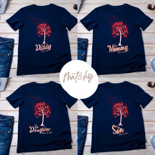 Love Tree Trending Family Tshirt Set 100% Cotton