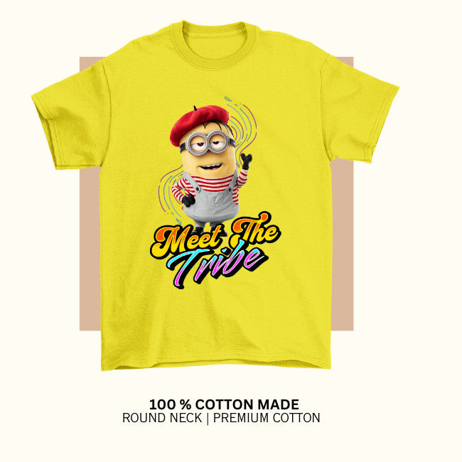 Minious World Family Design Tshirt Holiday Tshirt Set 045_Family