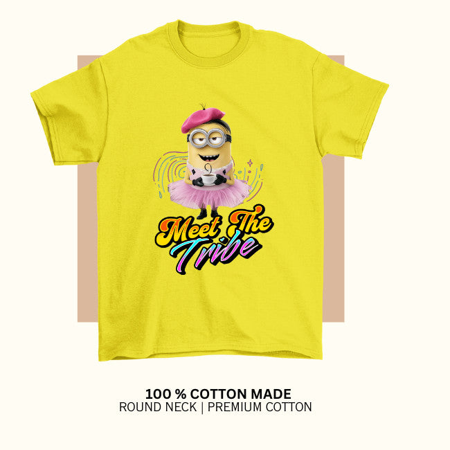 Minious World Family Design Tshirt Holiday Tshirt Set 045_Family