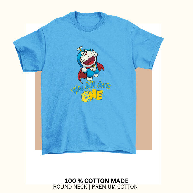 Family Set Fashion Doremon Tshirt 100%Cotton Quality 028_Family