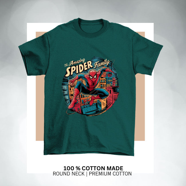 Amazing Spider Family Modern - 100% Cotton Quality 52 _ Family