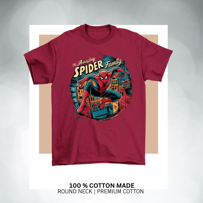 Amazing Spider Family Modern - 100% Cotton Quality 52 _ Family