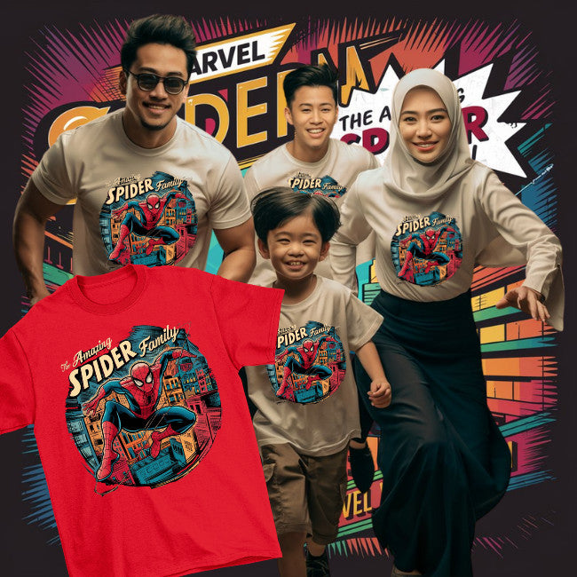 Amazing Spider Family Modern - 100% Cotton Quality 52 _ Family