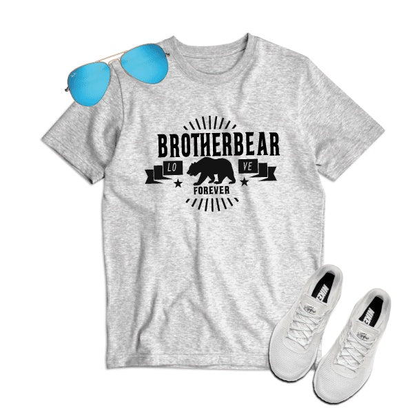Cute Family T-shirt Bear  Cotton 100%