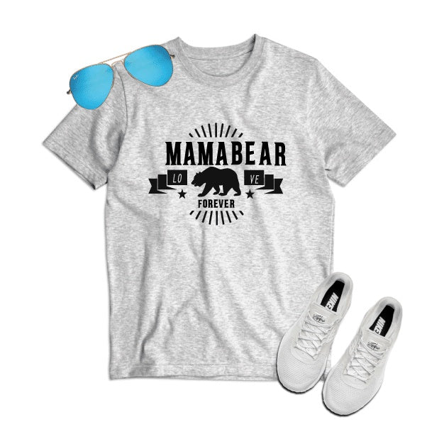 Cute Family T-shirt Bear  Cotton 100%