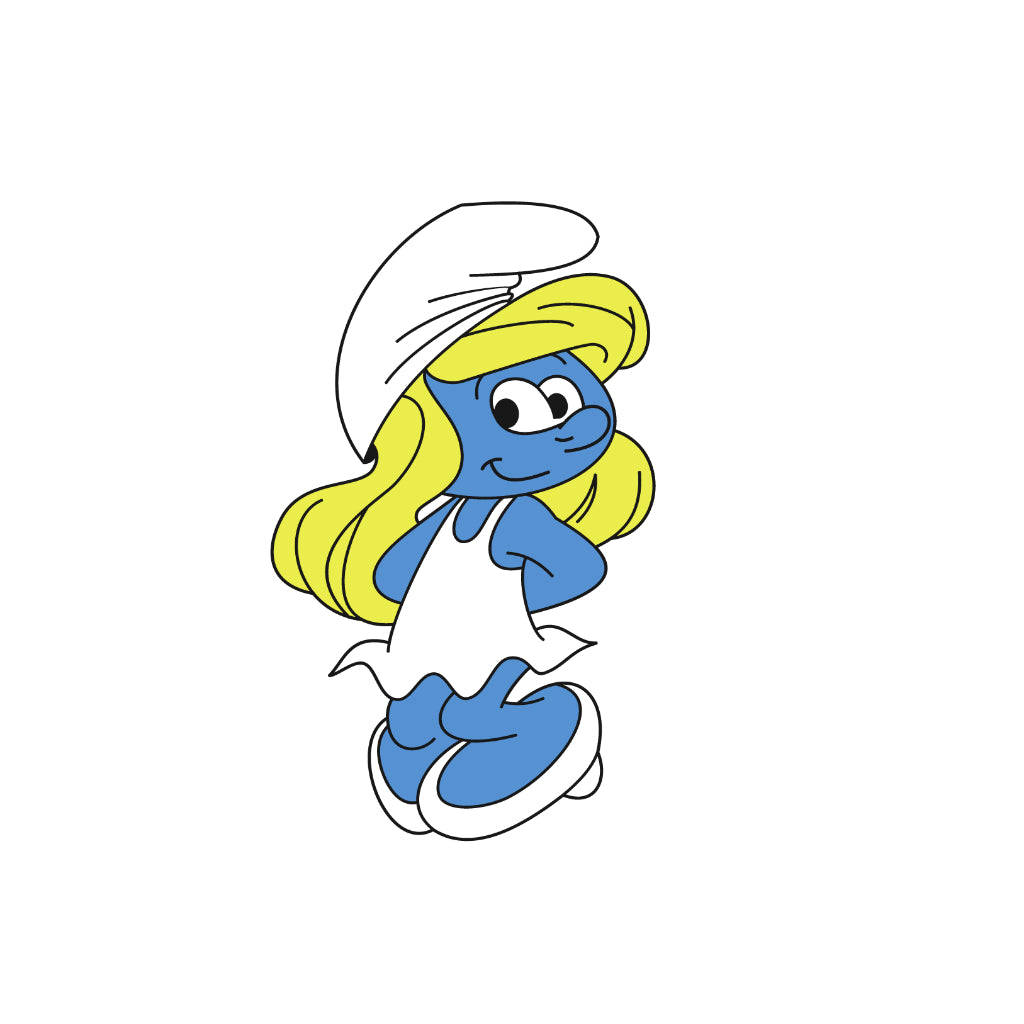 Family Tshirt Smurf  Set Family Baju 100%Cotton For Holiday