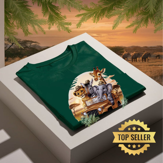 🐅Safari Family Tshirt Fun Family  100% Cotton