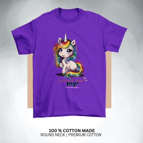 🦄Girl Unicorn Tshirt  New Collection 🍭100% Cotton