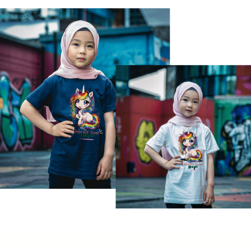🦄Girl Unicorn Tshirt  New Collection 🍭100% Cotton