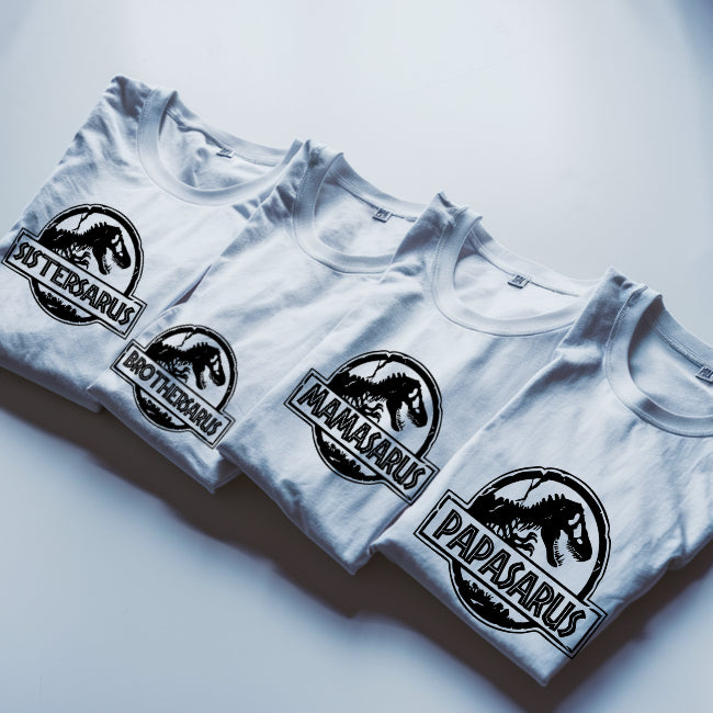 Trending Family T-shirt Sarus Cotton Grey 100% Cotton