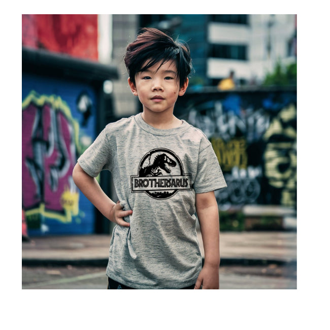 Trending Family T-shirt Sarus Cotton Grey 100% Cotton