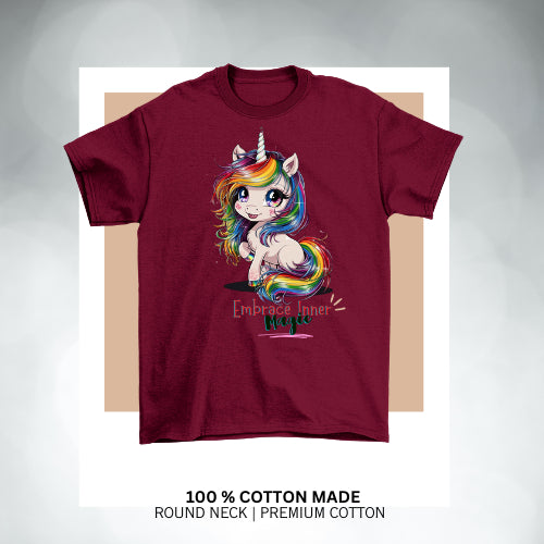 🦄Girl Unicorn Tshirt  New Collection 🍭100% Cotton