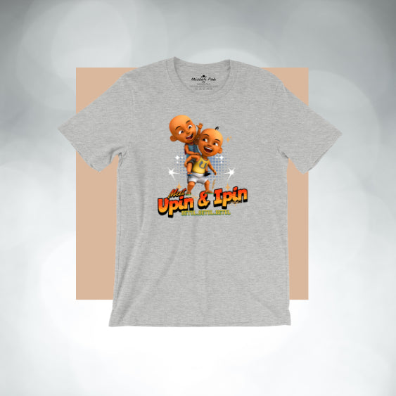 Upin Ipin budak lelaki New Design 100% Budak Baju Tshirt