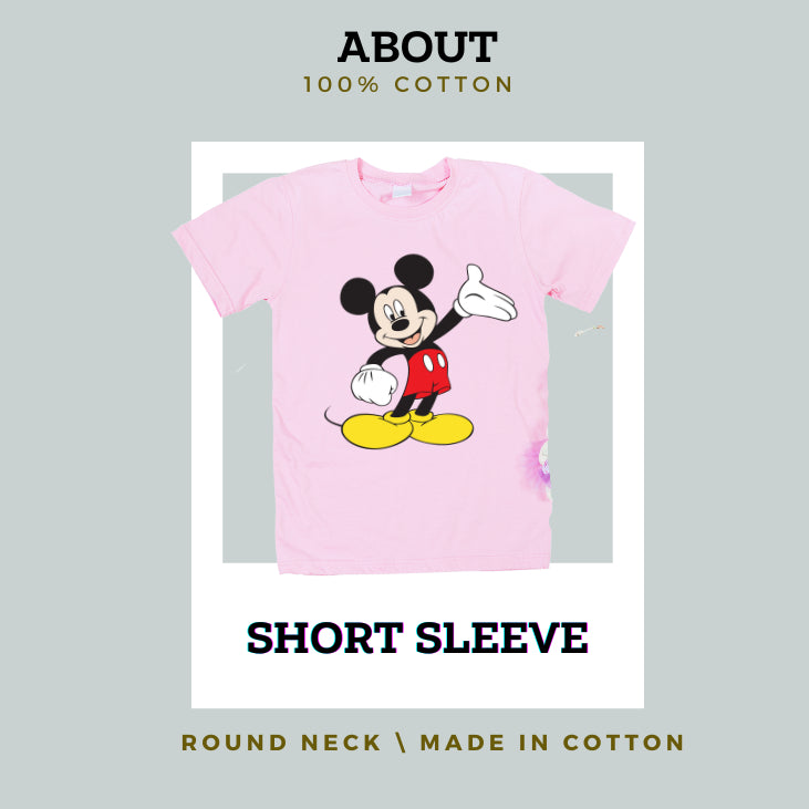 ✨🐹Family Disney Mickey  Tshirt Set  Family 100%Cotton Quality