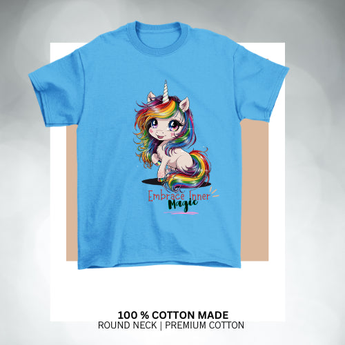 🦄Girl Unicorn Tshirt  New Collection 🍭100% Cotton
