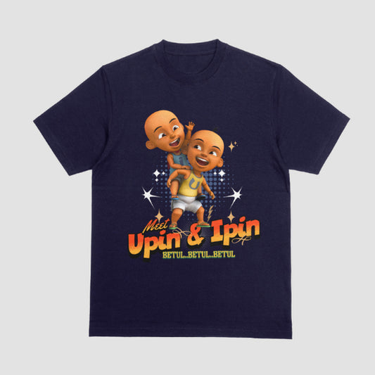 Upin Ipin budak lelaki New Design 100% Budak Baju Tshirt