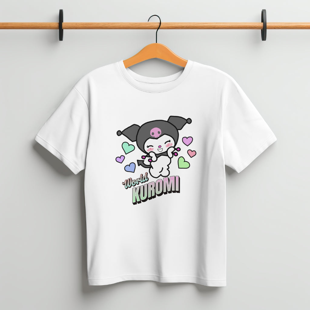 Kuromi Kids Awesome Inspired  T-shirt!  Baju Budak Lelaki Perempuan Cotton Premium