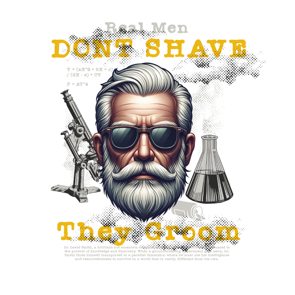 Iron Beard Collection Made in Premium Cotton Tshirt Black Beard Tshirt