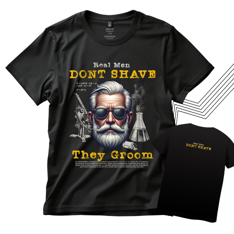 Iron Beard Collection Made in Premium Cotton Tshirt Black Beard Tshirt