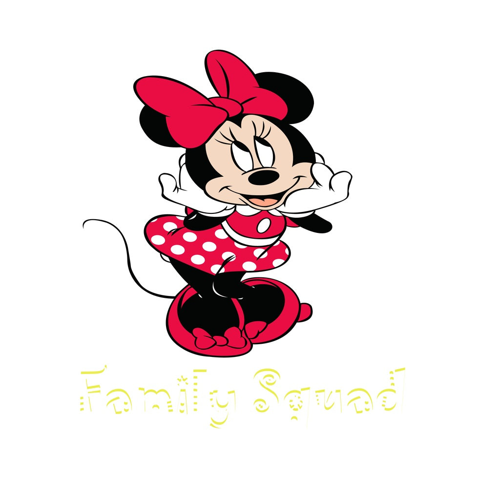 ✨🐹Family Disney Mickey  Tshirt Set  Family 100%Cotton Quality