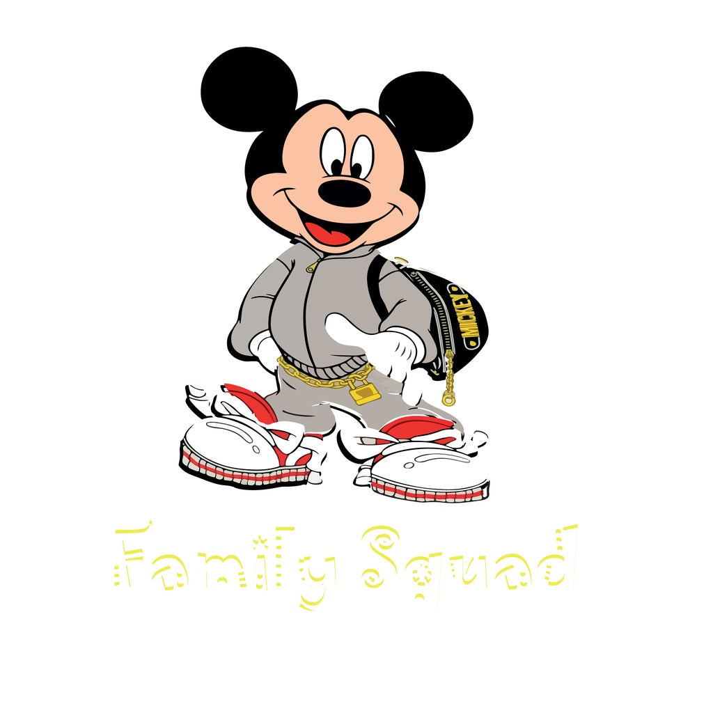 ✨🐹Family Disney Mickey  Tshirt Set  Family 100%Cotton Quality