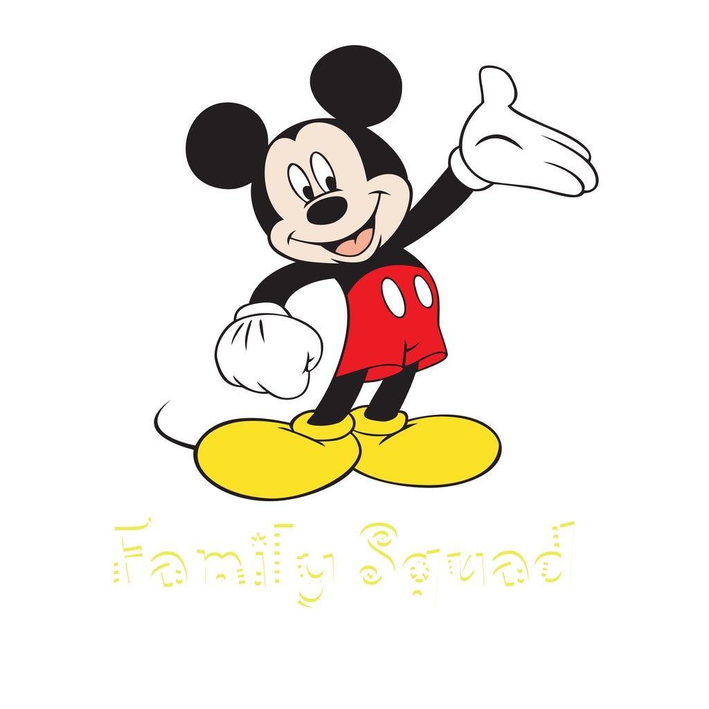 ✨🐹Family Disney Mickey  Tshirt Set  Family 100%Cotton Quality
