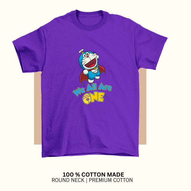 Family Set Fashion Doremon Tshirt 100%Cotton Quality 028_Family
