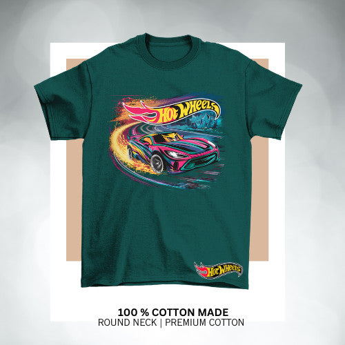 Hot Wheel  inspired kids' t-shirt! Cotton Premium_035Boys