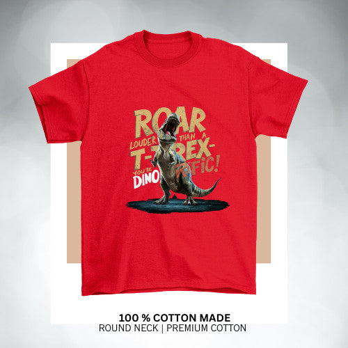 Dinosaur Adventure Kids Tshirt  Cotton Premium 100%