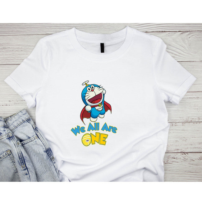 Family Set Fashion Doremon Tshirt 100%Cotton Quality 028_Family