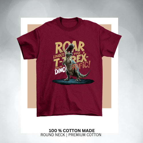 Dinosaur Adventure Kids Tshirt  Cotton Premium 100%