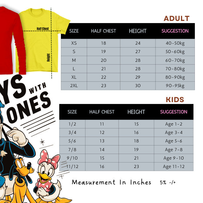 Family Holiday Disney Tshirt  Family Set 100% Cotton Quality 51 _ Family