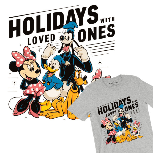 Family Holiday Disney Tshirt  Family Set 100% Cotton Quality 51 _ Family